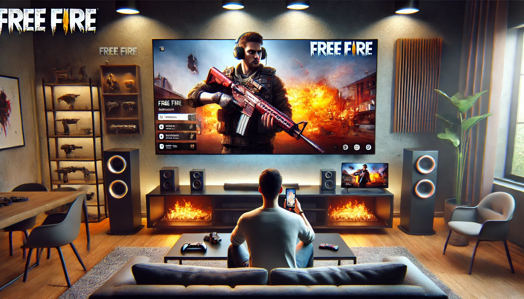 Como Jogar Free Fire na TV